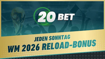 20bet wm 2026 reload bonus
