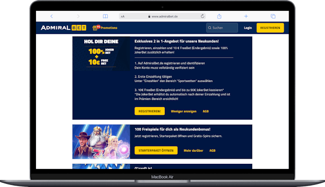 Admiralbet Cashback Bonus