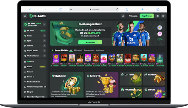 BC Game Schweiz Sportwetten