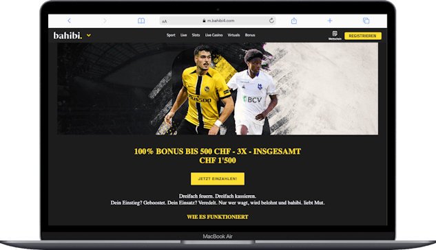 Bahibi Schweiz Neukundenbonus 1 500 CHF