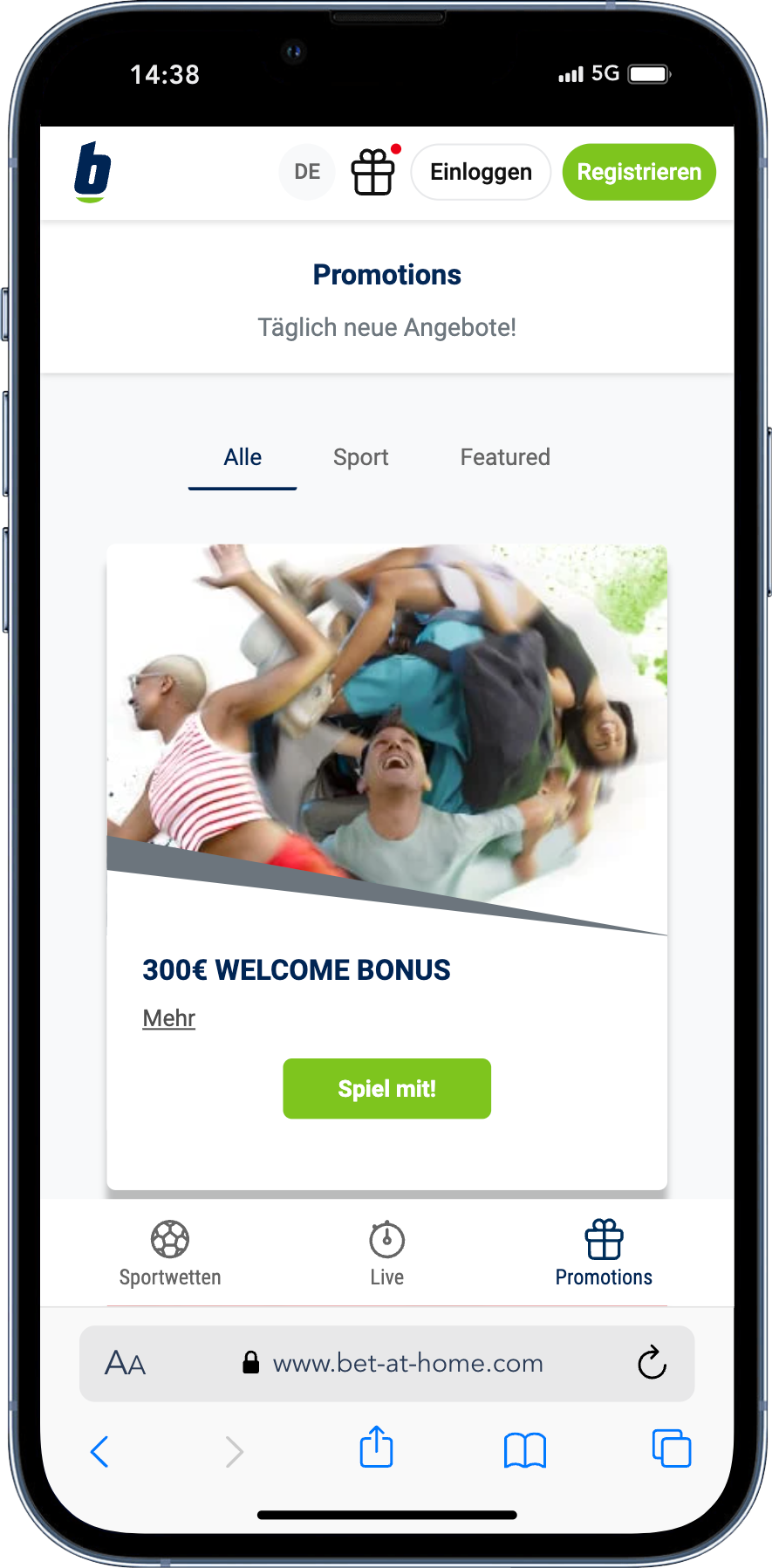 Bet at home Bonusaktionen Österreich