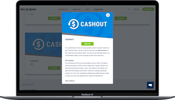 Cashout Funktionen bei Bet at home