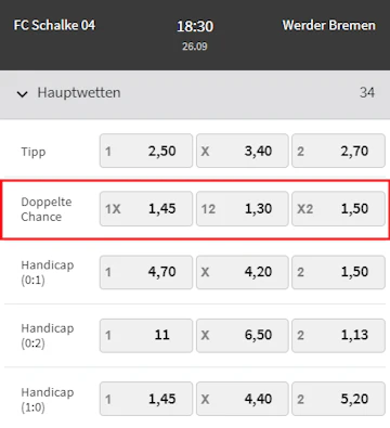 Doppelte Chance