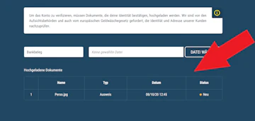 Sportwetten de Verifizierung
