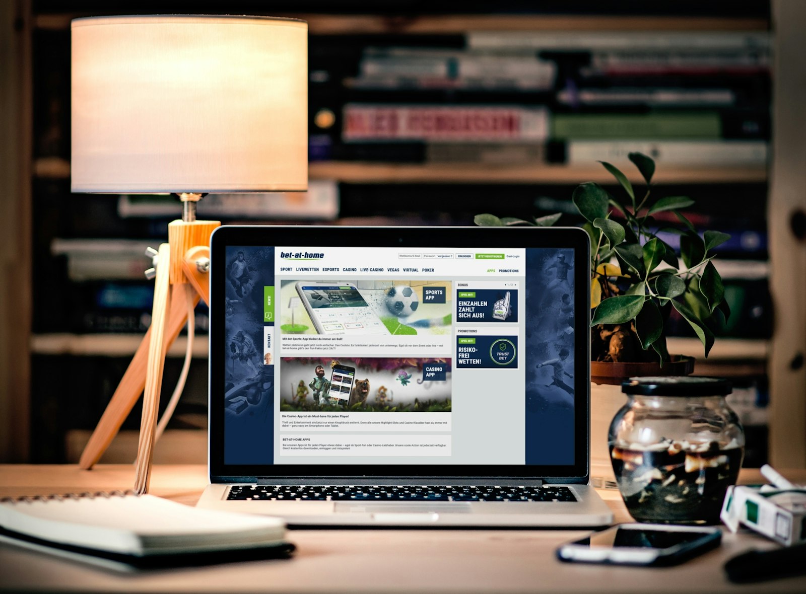 Bet at home Sportwetten App