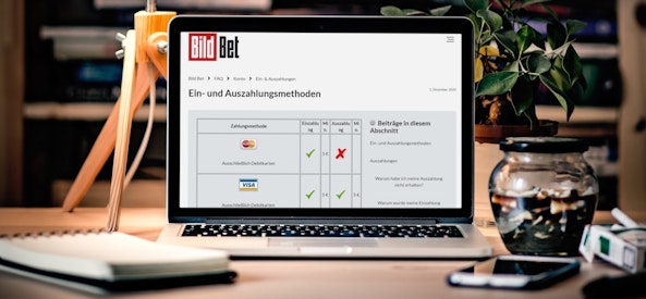BildBet Zahlungsmethoden