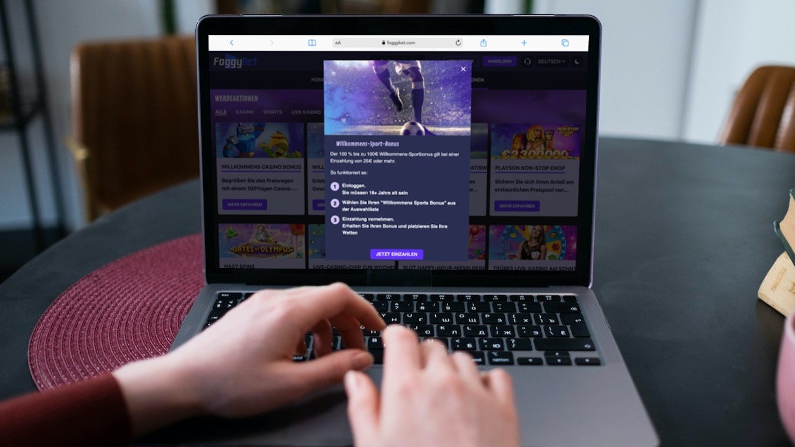 Foggybet Sportwetten Bonus