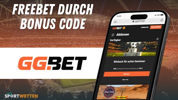 GGbet Oesterreich Freiwette durch Bonuscode