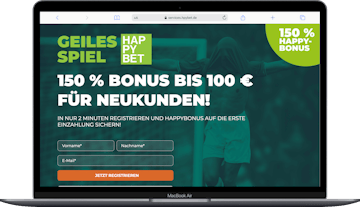 HAPPYBET Einzahlungsbonus
