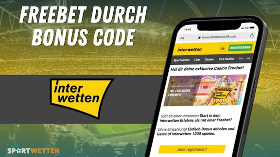 Interwetten Schweiz Freebet durch Bonuscode