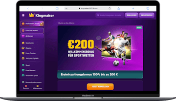 Kingmaker Oesterreich Bonus von bis zu 200 Euro