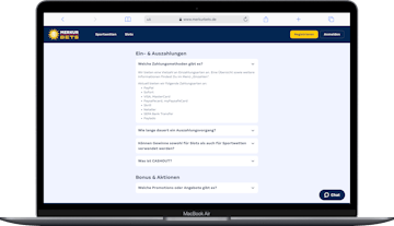 Klarna Sofort als Zahlungsmethode bei Merkur Bets
