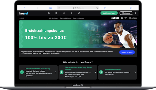 Librabet Oesterreich Bonus von 200 Euro