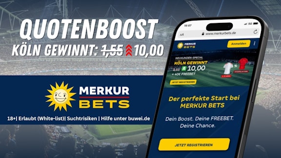 Merkur Bets Quotenboost 1 FC Koeln gegen 1 FC Kaiserslautern