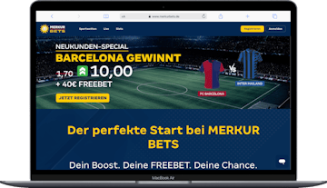 Merkur Bets Quotenboost Champions League und 40 EUR Freebet