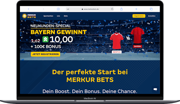 Merkur Bets Quotenboost FC Bayern Benfica Lissabon