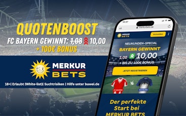 Merkur Bets Quotenboost FC Bayern Muenchen vs Hamburger SV