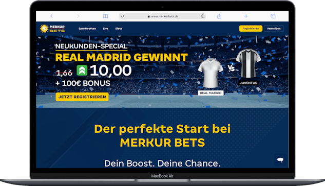 Merkur Bets Quotenboost Real Madrid Juventus Turin