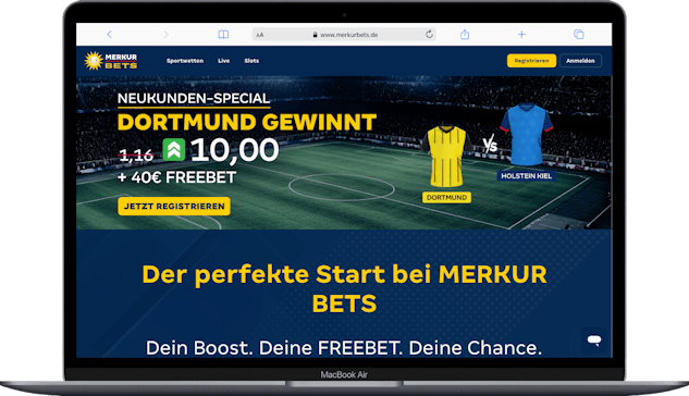 Merkur Bets Quotenboost Sieg Borussia Dortmund gegen Kiel
