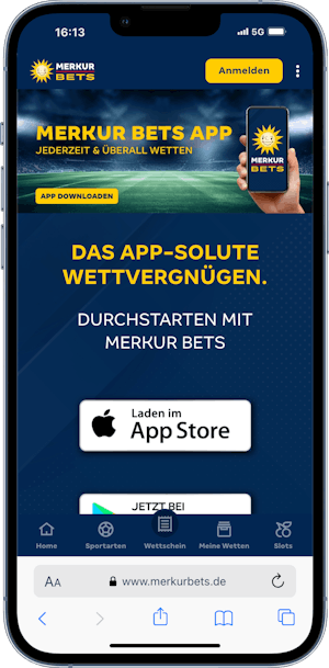 Merkur Bets Sportwetten App