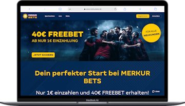 Merkur Bets Willkommensbonus mit 40 Euro Freebet