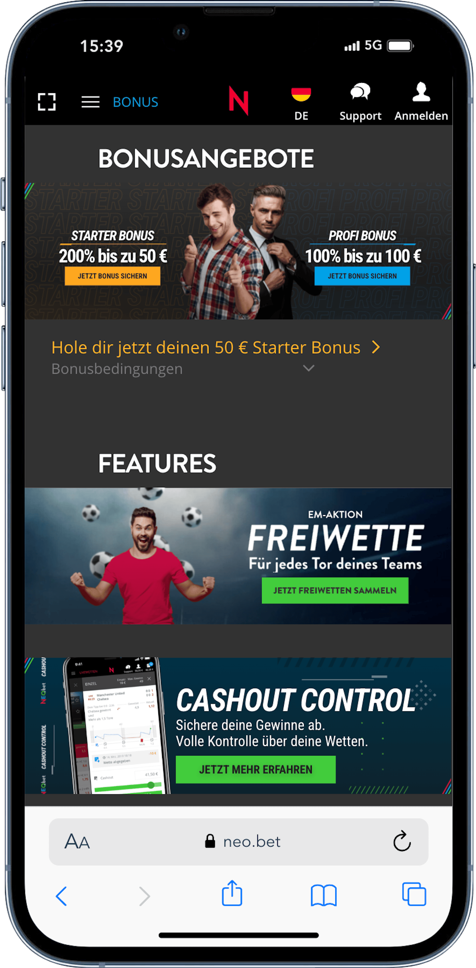 NEO.bet Bonusangebote Österreich