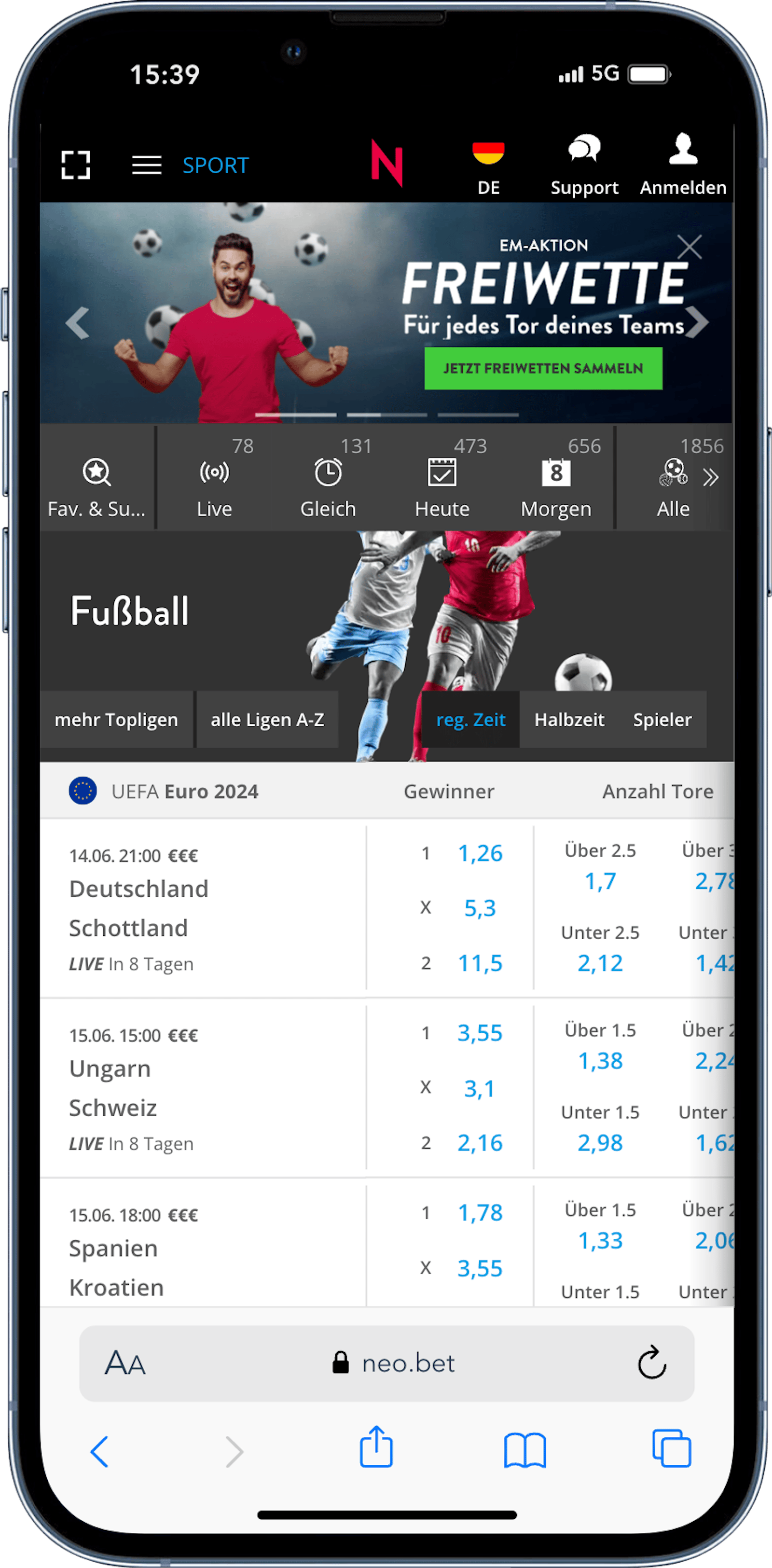 NEO.bet Sportwetten Österreich