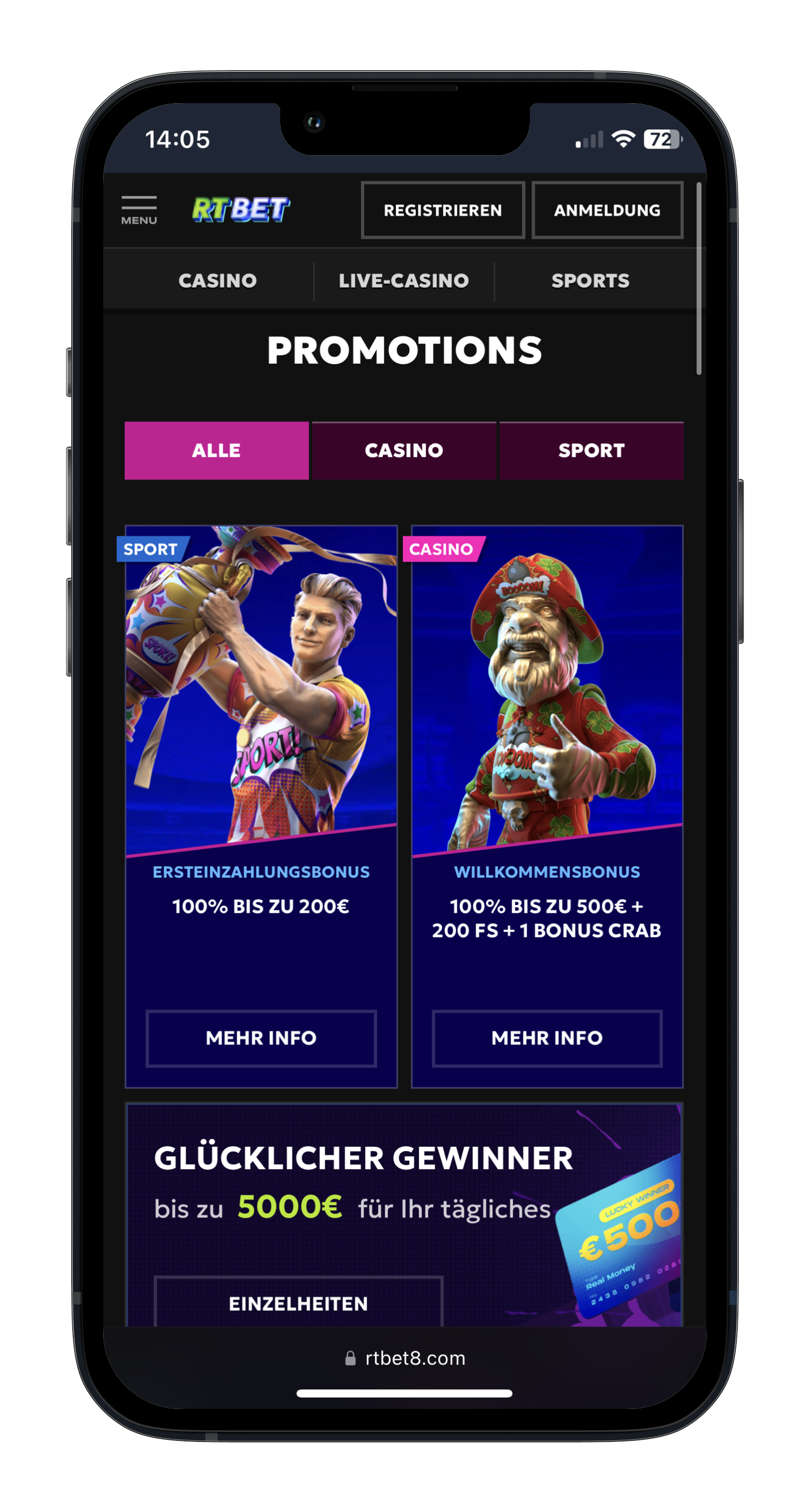 RTbet Promotions Österreich