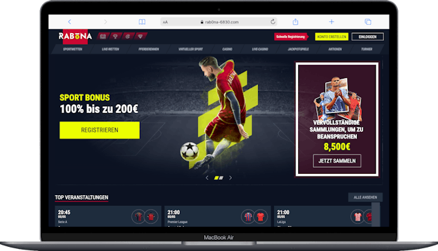 Rabona Oesterreich Sportwetten Bonus 200 Euro