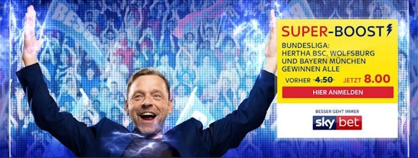 SkyBet Promo Sieg Hertha, Wolfsburg,Bayern