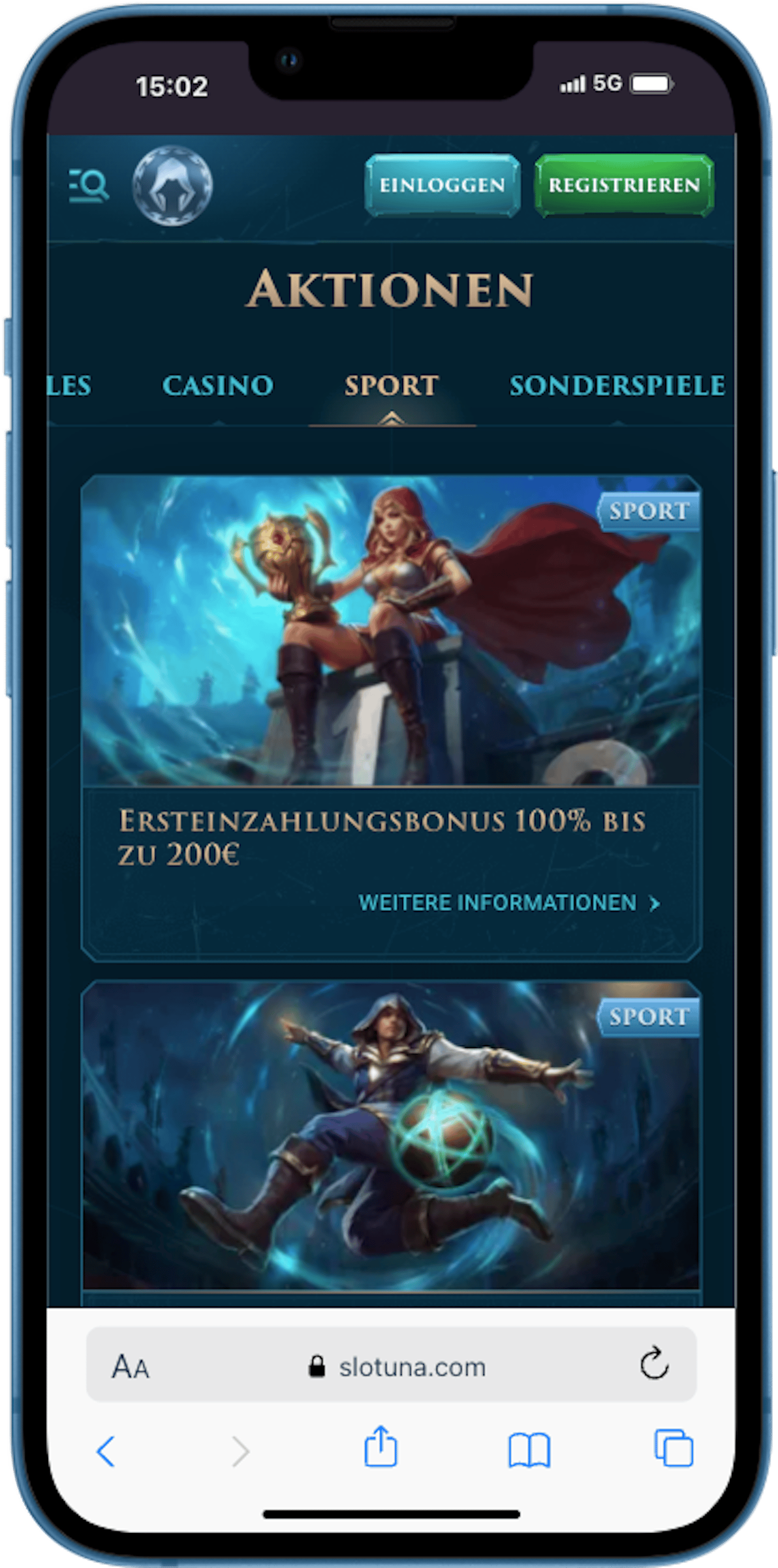 Slotuna Bonusangebote Österreich