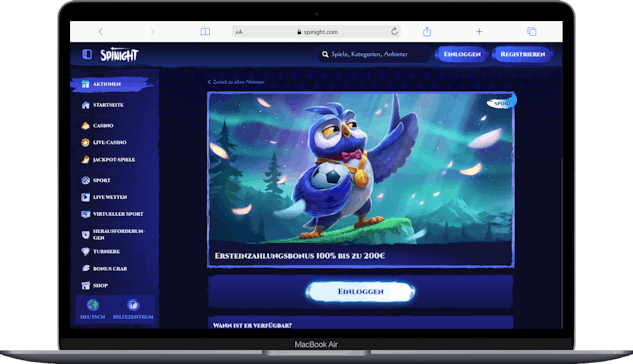 Spinight Oesterreich Bonus von 200 Euro