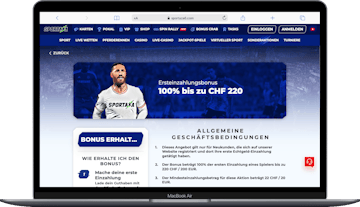 Sportaza Schweiz Willkommensbonus 220 CHF