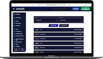 Sportaza Schweiz Zahlungsmethoden