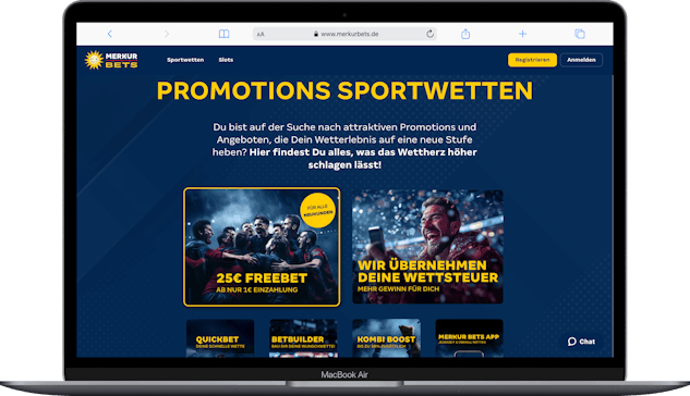Sportwetten Angebote bei Merkur Bets