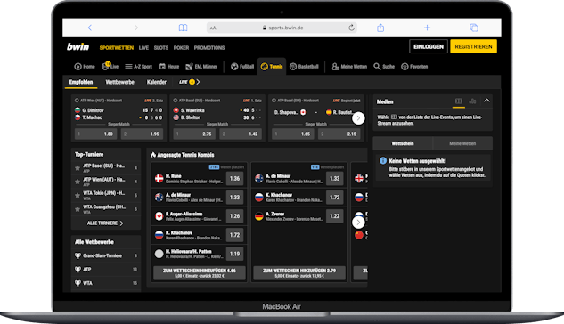 Tennis Wetten bei Bwin
