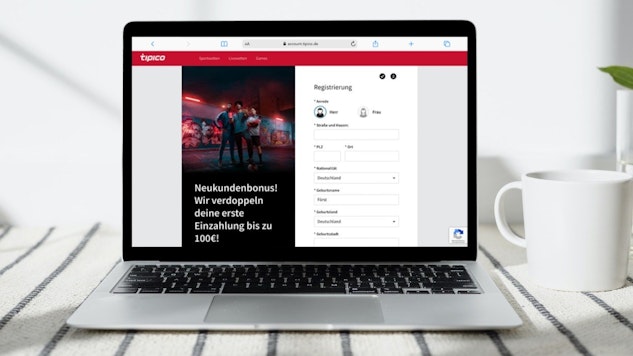 Tipico Registrierung Schritt2