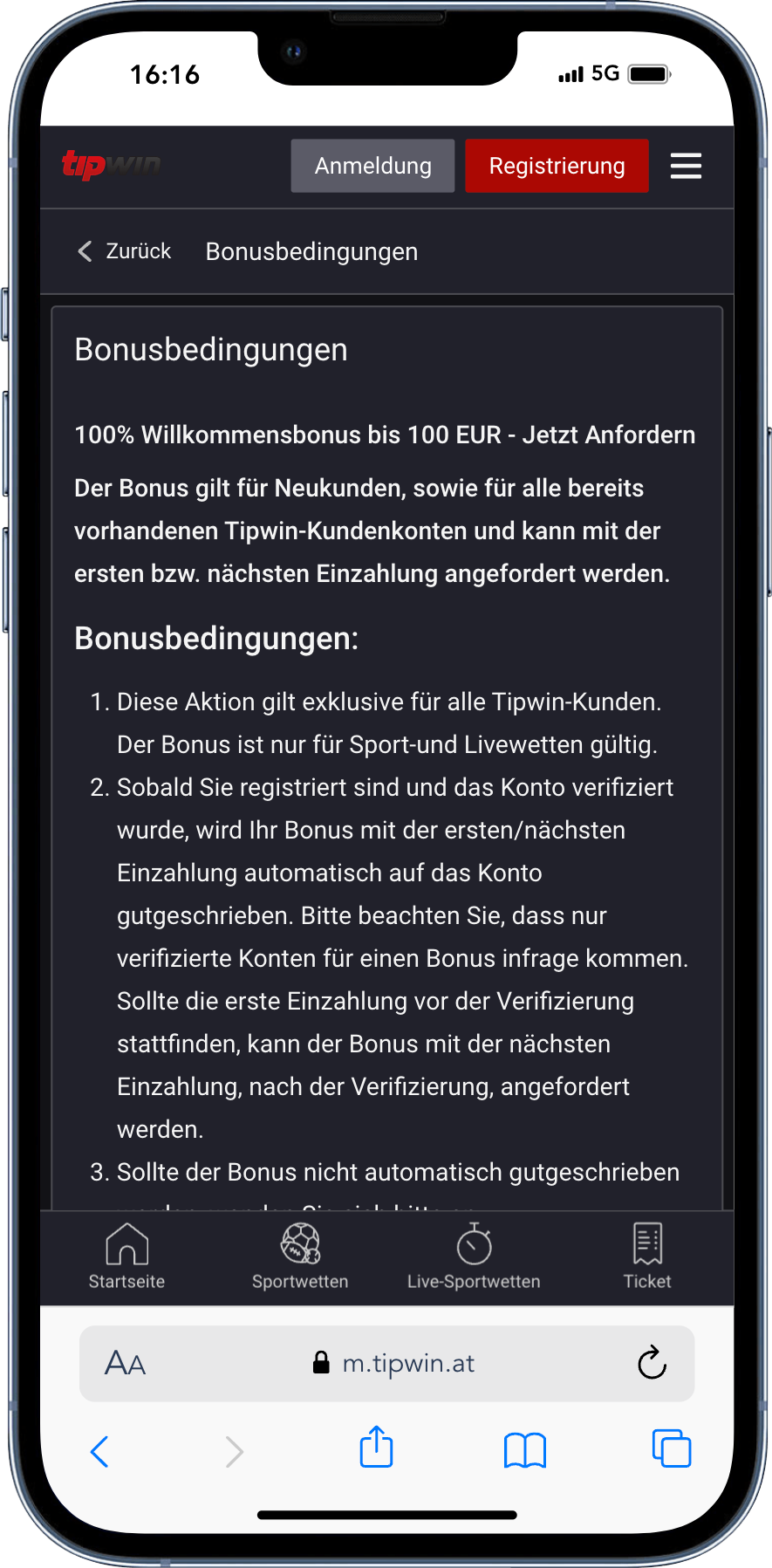 Tipwin Bonusaktionen Österreich