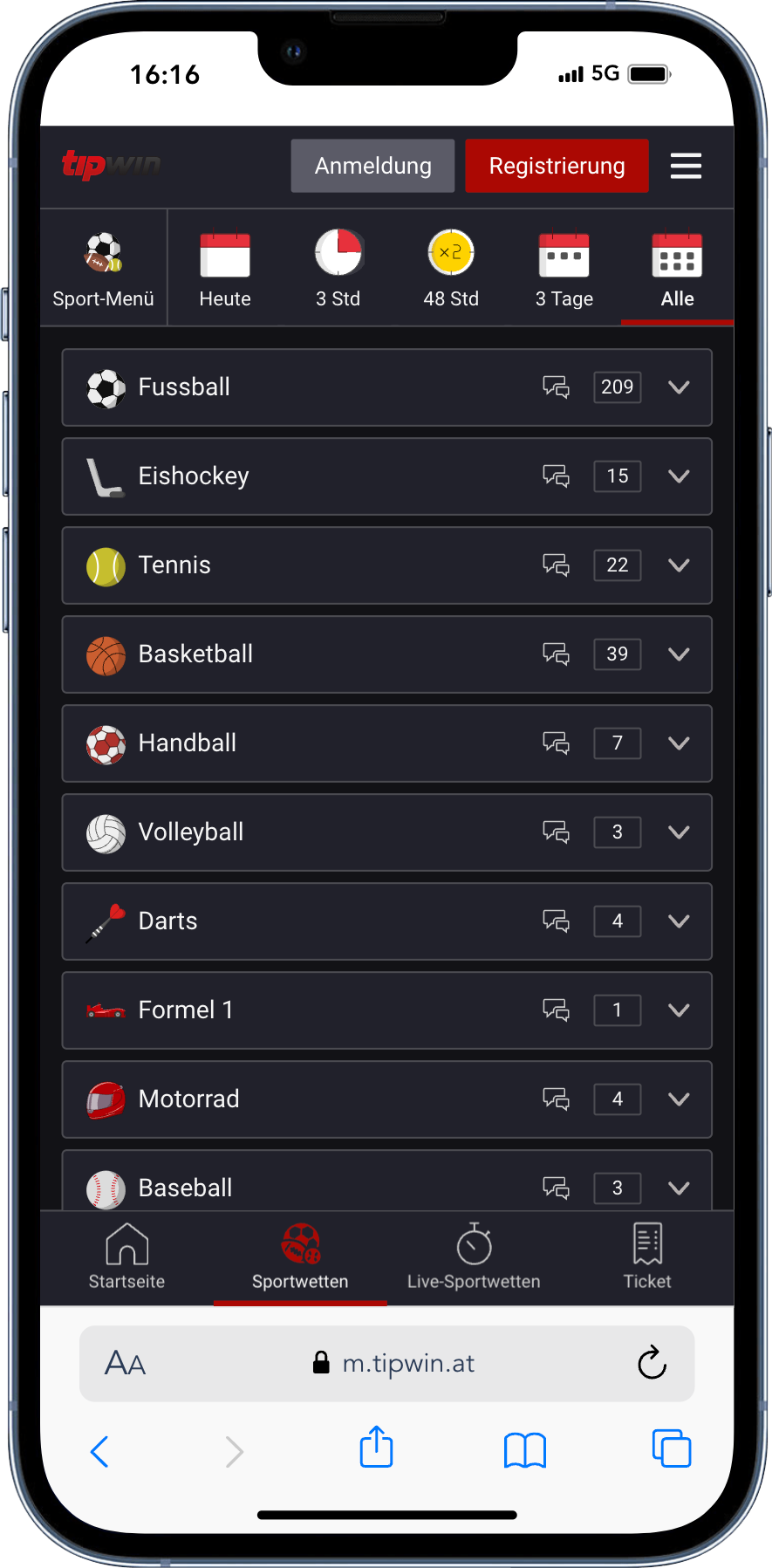 Tipwin Sportwetten Österreich