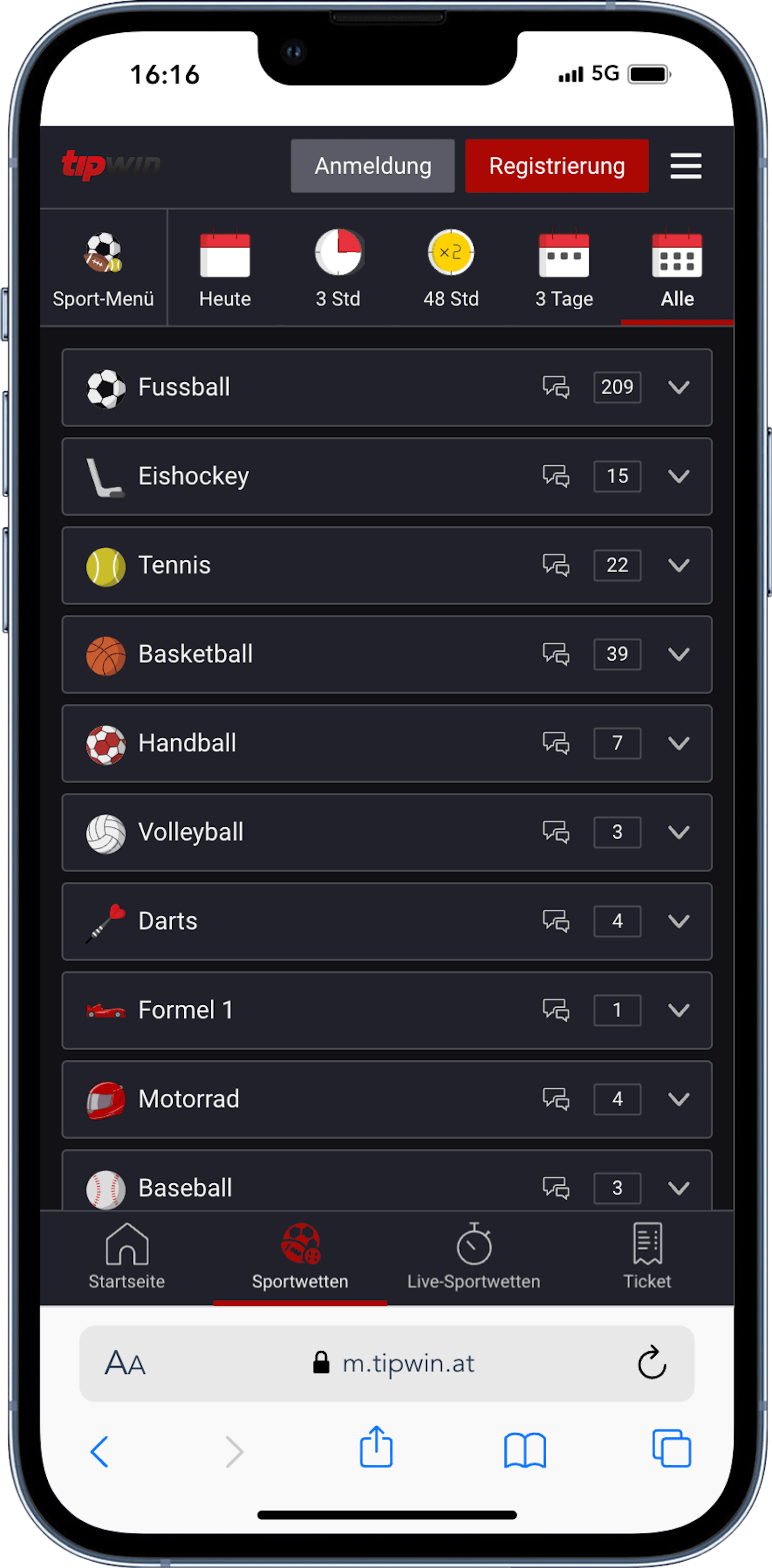 Tipwin Sportwetten Österreich