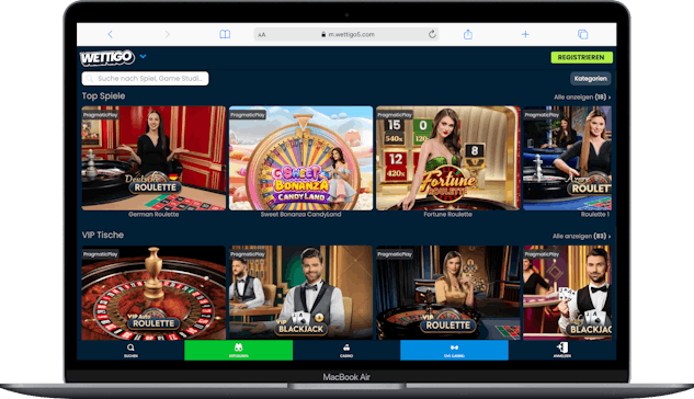 Wettigo Live Casino in der Schweiz