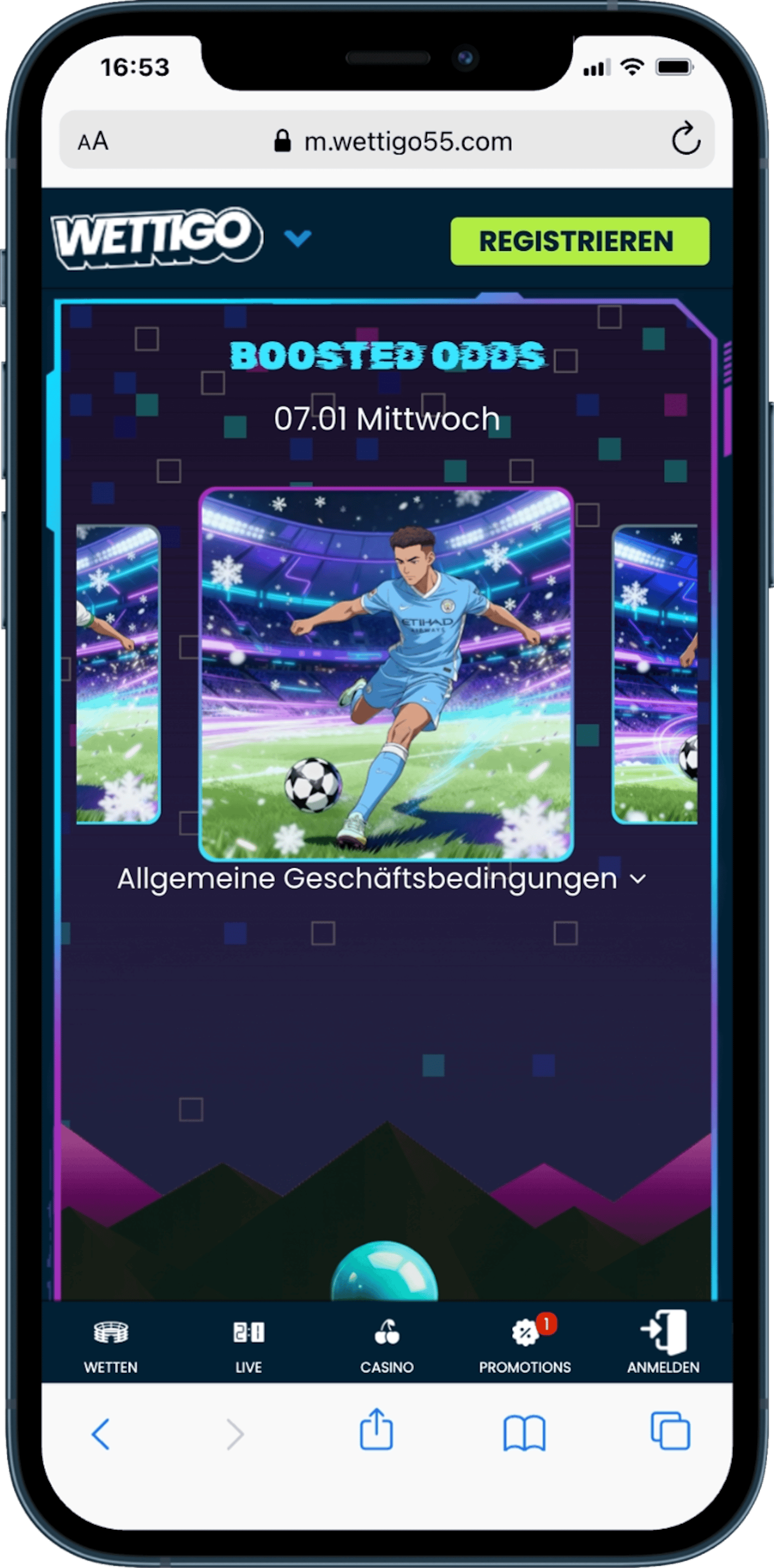 Wettigo Quotenboosts