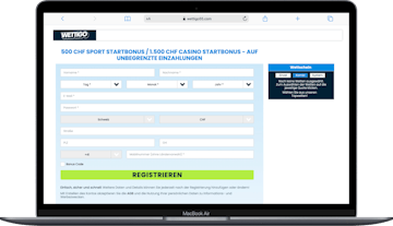 Wettigo Schweiz Registrierung