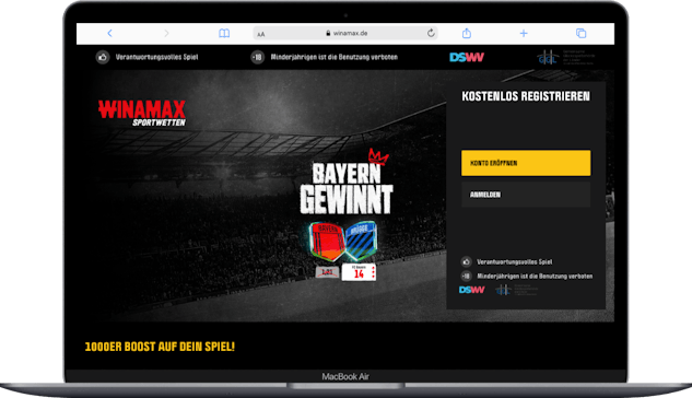 Winamax Quotenboost Bayern Bruegge