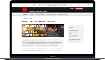 Winamax TV mit Livestreams